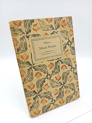 Seller image for Minor Poems Comus, Lycidas, Ol penseroso, L'allegro, Sonnets for sale by Antiquariat Smock