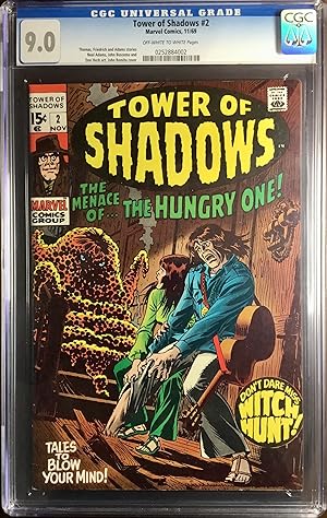 Seller image for TOWER of SHADOWS No. 2 (Nov. 1969) - CGC Graded 9.0 (VF/NM) for sale by OUTSIDER ENTERPRISES