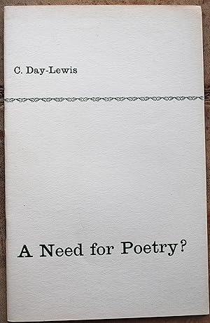 A Need For Poetry?