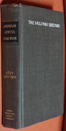 Image du vendeur pour The American Jewish Year Book 5672 October 2, 1913, to September 20, 1914 mis en vente par GuthrieBooks