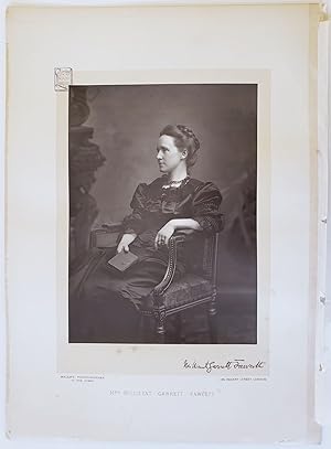 British Suffrage Leader Millicent Garrett Fawcett Original Photo c. 1890