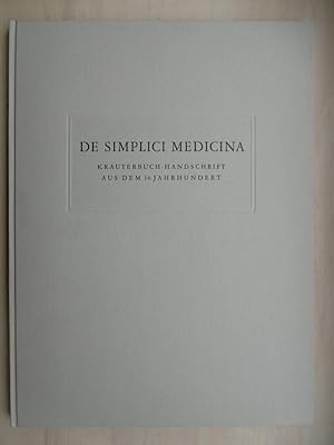 DE SIMPLICI MEDICINA. Kräterbuch - Handschrift aus dem letzten Viertel des 14.Jahrhunderts im Bes...