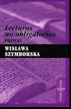 Seller image for Lecturas no obligatorias. Prosas for sale by Librera Santa Brbara