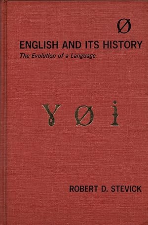 Immagine del venditore per English and its History: The Evolution of a Language venduto da Cider Creek Books