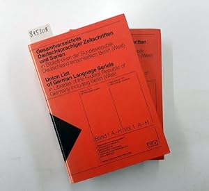 Gesamtverzeichnis deutschsprachiger Zeitschriften und Serien in Bibliotheken der Bundesrepublik D...