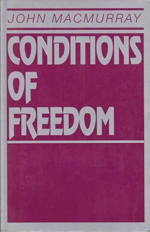 Image du vendeur pour Conditions of Freedom mis en vente par Goulds Book Arcade, Sydney