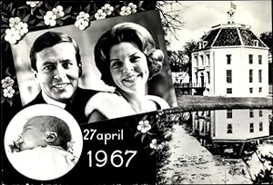 Ansichtskarte / Postkarte Prinzessin Beatrix der Niederlande und Claus von Amsberg, Willem Alexan...