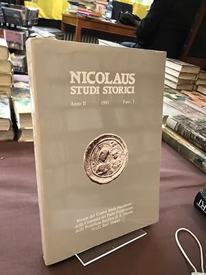 Bild des Verkufers fr Bari e S. Nicola tra XI e XIII secolo. Atti del convegno storico Nicolaiano, Bari 21-22 ottobre 1989. zum Verkauf von Antiquariat Thomas Nonnenmacher