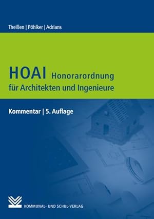 Bild des Verkufers fr HOAI - Honorarordnung fr Architekten und Ingenieure zum Verkauf von AHA-BUCH GmbH