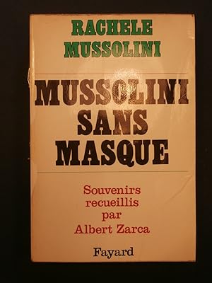 Seller image for Mussolini sans masque for sale by Tant qu'il y aura des livres