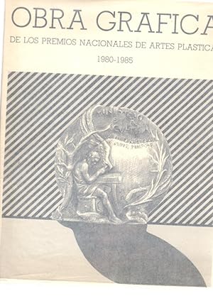 Imagen del vendedor de Obra grfica de los premios nacionales de artes plsticas 1980-1985 . a la venta por Librera Astarloa