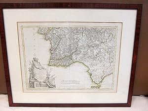 Mapa dos Reynos de Portugal e Algarve feita sobre as Memorias Topografica de D. Vasque de Cozuela...