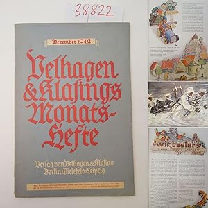 Velhagen & Klasings Monatshefte. 57. Jahrgang 4. Heft Dezember 1942 * F a r b z e i c h n u n g v...