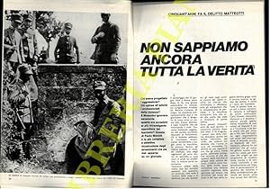 Bild des Verkufers fr Cinquant'anni fa il Delitto Matteotti. Non sappiamo ancora tutta la verit. zum Verkauf von Libreria Piani