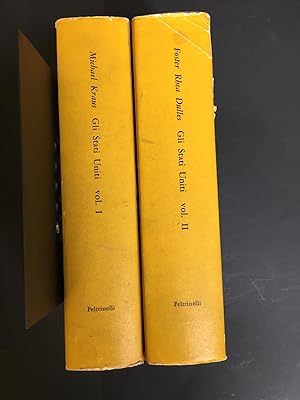 Imagen del vendedor de Kraus Michael/Dulles Rhea Foster . Gli Stati Uniti. Storia del mondo moderno. Feltrinelli. 1963. Voll. I-II a la venta por Amarcord libri