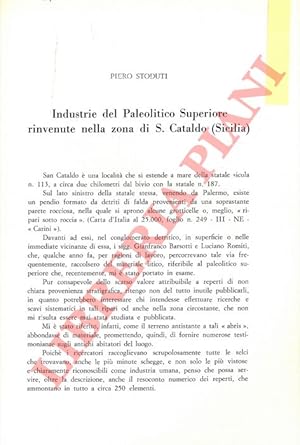Industrie del Paleolitico Superiore rinvenute nella zona di S. Cataldo (Sicilia) .