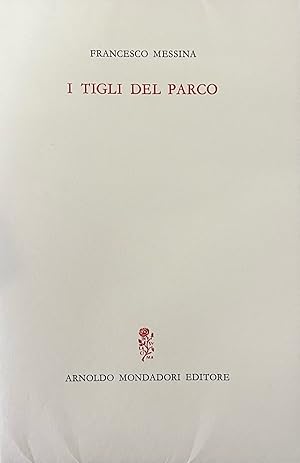 Immagine del venditore per I TIGLI DEL PARCO venduto da libreria minerva