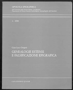 Genealogie estensi e falsificazione epigrafica. Opvscvla epigraphica 1-1990.