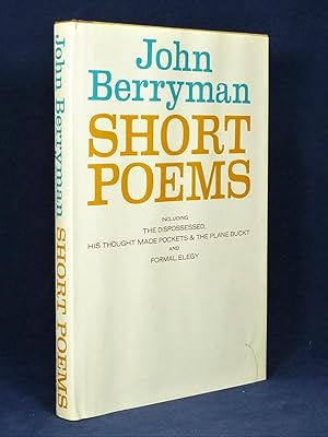 Seller image for Short Poems *First Edition,1st printing * for sale by Malden Books