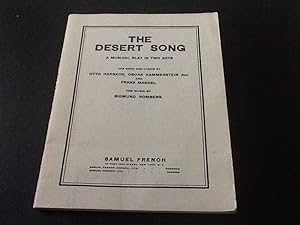 The Desert Song: A Musical Play in Two Acts