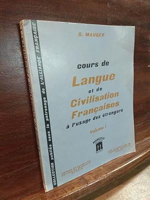 Seller image for Cours De Langue Et De Civilisation Francaises I for sale by Libros Antuano