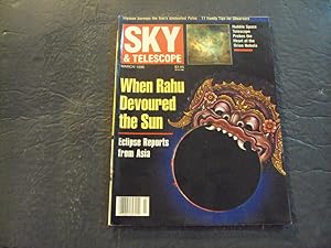 Bild des Verkufers fr Sky and Telescope Mar 1996 When Rahu Devoured The Sun zum Verkauf von Joseph M Zunno