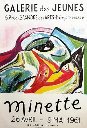 MINETTE. (Affiche d'exposition / exhibition poster).