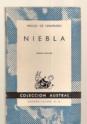 Seller image for NIEBLA (NIVOLA) NOVENA EDICION for sale by biblioboy
