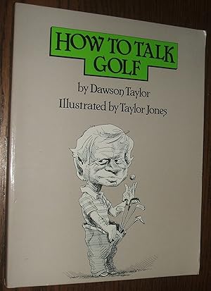 How to Talk Golf // The Photos in this listing are of the book that is offered for sale