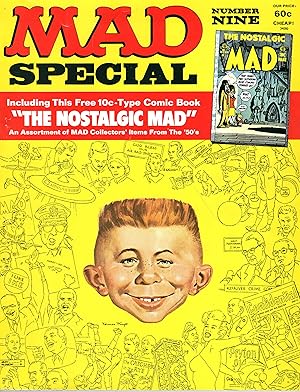 Seller image for MAD Special Number Nine Including This Free 10 Cent Type Comic Book, the Nostalgic Mad, an Assortment of MAD Collectors' Items From the '50's for sale by A Cappella Books, Inc.