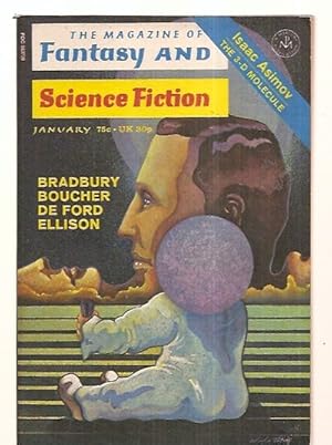 Imagen del vendedor de The Magazine of Fantasy and Science Fiction January 1972 Volume 42 No. 1, Whole No. 248 a la venta por biblioboy