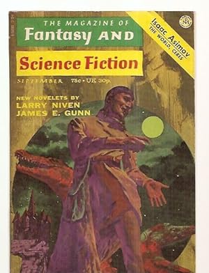 Seller image for THE MAGAZINE OF FANTASY AND SCIENCE FICTION SEPTEMBER 1972 VOLUME 43 NO. 3 WHOLE NUMBER 256 for sale by biblioboy