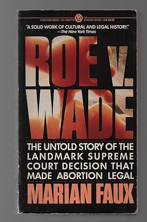 Seller image for Roe V. Wade the Untold Story for sale by biblioboy