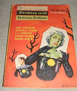 Bild des Verkufers fr the Magazine of Fantasy and Science Fiction for June 1956 zum Verkauf von biblioboy