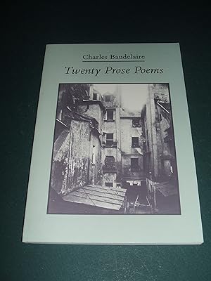 Imagen del vendedor de Twenty Prose Poems a la venta por biblioboy