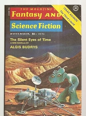 Seller image for The Magazine of Fantasy and Science Fiction November 1975 Volume 49 No. 5, Whole No. 294 for sale by biblioboy