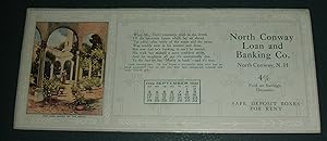 Seller image for September 1922 Calendar Advertising Ink Blotter for The North Conway Loan and Banking Company for sale by biblioboy