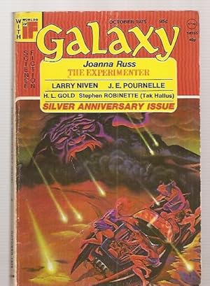 Image du vendeur pour Galaxy Science Fiction Magazine October 1975 Silver Anniversary Issue Vol. 36 No. 9 mis en vente par biblioboy
