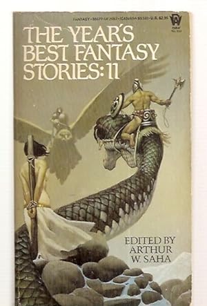 Seller image for The Year's Best Fantasy Stories: 11 for sale by biblioboy