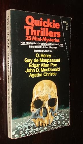 Imagen del vendedor de Quickie Thrillers 25 Mini-Mysteries a la venta por biblioboy