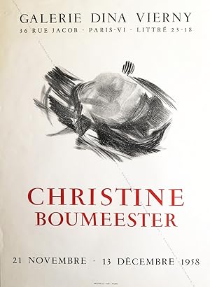 Christine BOUMEESTER. (Affiche d'exposition / exhibition poster).