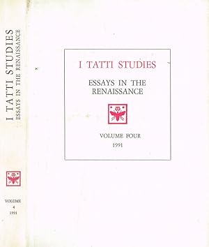 Immagine del venditore per I Tatti studies. Essays in the renaissance vol.4, 1991 venduto da Biblioteca di Babele