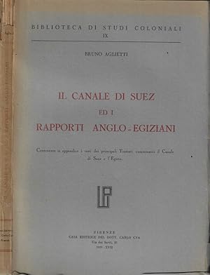 Imagen del vendedor de Il canale di Suez ed i rapporti anglo-egiziani a la venta por Biblioteca di Babele