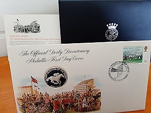 The Official Derby Bicentenary Medallic First Day Cover with Sterling Silver Proof Medal