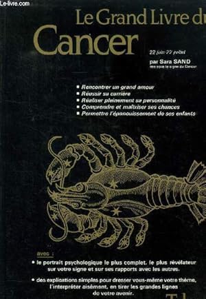 Bild des Verkufers fr Le grand livre du cancer zum Verkauf von Le-Livre