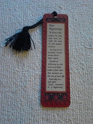 Immagine del venditore per Hazelden "New Beginnings" Meditation Bookmark venduto da The Librarian's Books