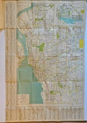 Imagen del vendedor de Geographia Map Company's The Premier Street Map of Buffalo (NY) House Numbers - Transit Lines - Postal Zones - Street Index, Etc. a la venta por Dale Steffey Books, ABAA, ILAB