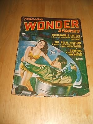 Bild des Verkufers fr Thrilling Wonder Stories February 1952 zum Verkauf von biblioboy