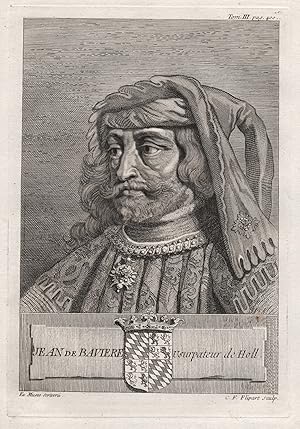 Seller image for Jean de Baviere, Ursupateur de Holl." - Johann III von Bayern (1374-1425) Herzog Holland Graf Graaf Portrait for sale by Antiquariat Steffen Vlkel GmbH