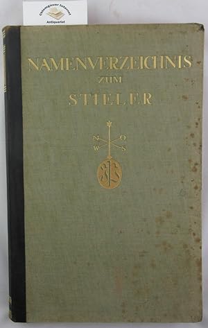 Namenverzeichnis zu Stielers Hand-Atlas. Hundertjahr - Ausgabe.